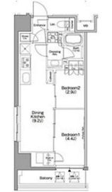 ザ・パークハビオ本所吾妻橋 603 間取り図
