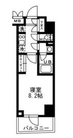 レジディア亀戸 706 間取り図
