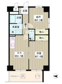 ウイングス・ハイ亀戸 704 間取り図