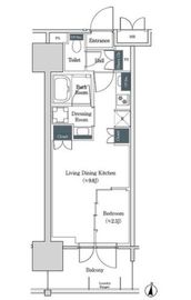 ブルックサイドレジデンス木場 410 間取り図