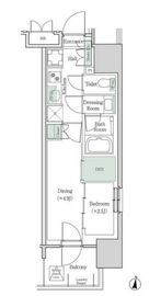 ブルックサイドレジデンス木場 425 間取り図