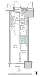 ブルックサイドレジデンス木場 427 間取り図
