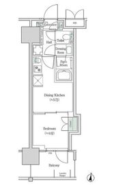 ブルックサイドレジデンス木場 414 間取り図