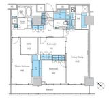 パークアクシス滝野川ラブリーズ 1203 間取り図