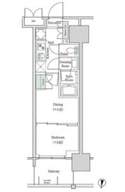 ブルックサイドレジデンス木場 435 間取り図