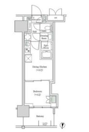 ブルックサイドレジデンス木場 438 間取り図