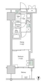 ブルックサイドレジデンス木場 443 間取り図