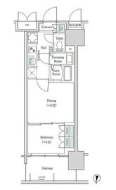 ブルックサイドレジデンス木場 431 間取り図