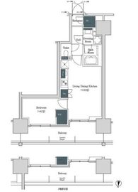 ブルックサイドレジデンス木場 440 間取り図