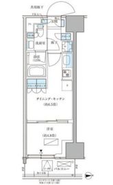 パークアクシス品川天王洲アイル 226 間取り図