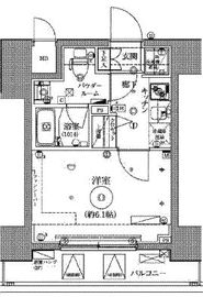 クレイシア品川戸越 3階 間取り図