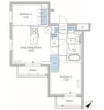 プライムブリス品川旗の台 310 間取り図