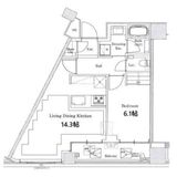 富ヶ谷ウエストガーデン 4階 間取り図