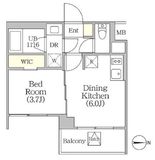 イプセ四谷テラス 502 間取り図