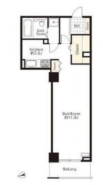 シーリアお台場 1-611 間取り図