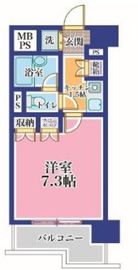 プリヴェール目黒行人坂 7階 間取り図