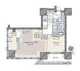 グランドヒルズ恵比寿 10階 間取り図