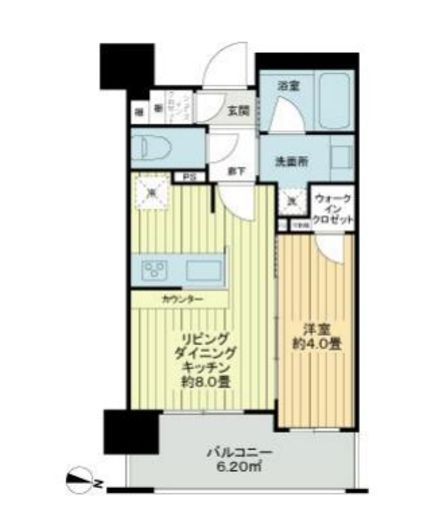 グローベル・ザ・スイート横浜プレミア 7階 間取り図