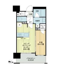 グローベル・ザ・スイート横浜プレミア 7階 間取り図