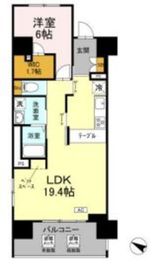 リーラ横浜川和町 413 間取り図