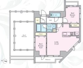 アーバンノット原宿 701 間取り図