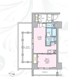 アーバンノット原宿 602 間取り図