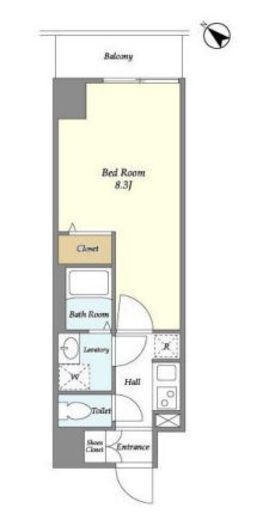 ライトテラス多摩川 506 間取り図