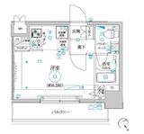クレイシア品川戸越 8階 間取り図