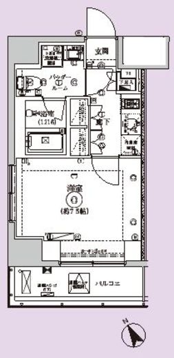 セジョリ駒込西ヶ原 3階 間取り図