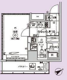 セジョリ駒込西ヶ原 2階 間取り図