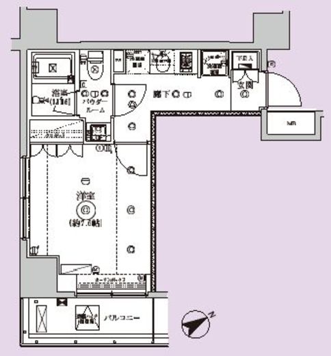 セジョリ駒込西ヶ原 4階 間取り図