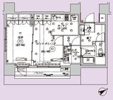 セジョリ駒込西ヶ原 5階 間取り図