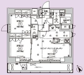 セジョリ駒込西ヶ原 12階 間取り図