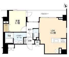 クレイシア品川戸越 11階 間取り図