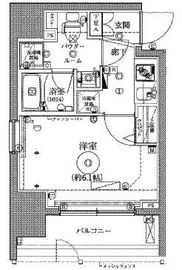 クレイシア品川戸越 1階 間取り図