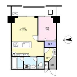 朝日江戸川橋マンション 9階 間取り図