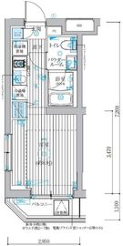 ベルグレード吉野町 504 間取り図
