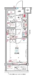 クレヴィスタ横浜大口 406 間取り図