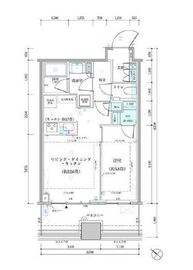 パークタワー勝どきミッド/サウス 5階 間取り図