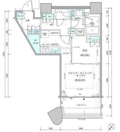 パークタワー勝どきミッド/サウス 17階 間取り図