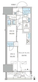 パークアクシス品川天王洲アイル 210 間取り図