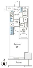 ラティエラ練馬 809 間取り図