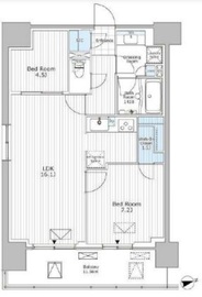 パークアクシス市川 1301 間取り図