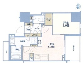 パークホームズ浅草橋 9階 間取り図