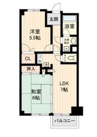アーバンコートサカスⅢ 306 間取り図