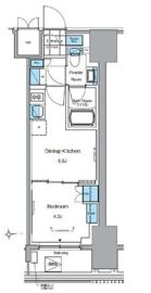 ルフォンプログレ田原町 1003 間取り図