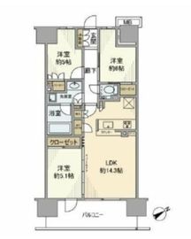 プレミスト新小岩ルネ 11階 間取り図
