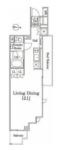 グレイスコート白金 4階 間取り図