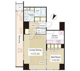 五番町マンション 3階 間取り図