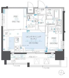 ZOOM本郷 501 間取り図